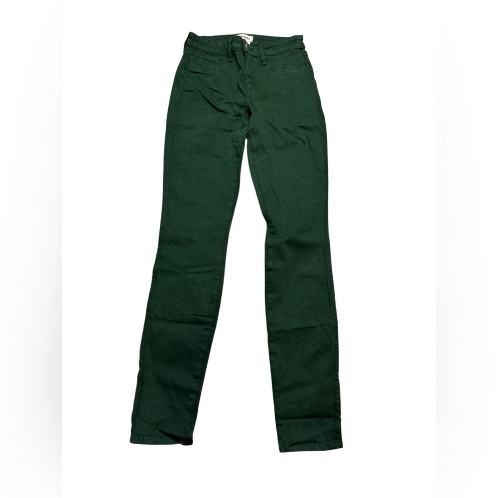 💚 L’AGENCE “Margot Blanks” Green High Rise‎ Skinny Jeans Sz 25 💚